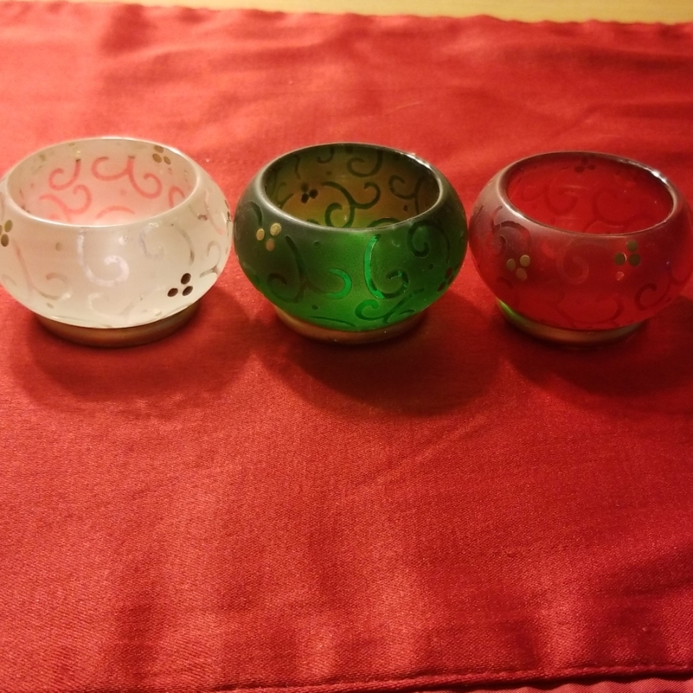 Partylite tealight candle holders